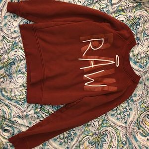G Star Raw cropped sweatshirt